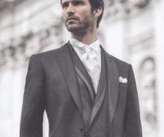 Completo tre pezzi grigio scuro per lo sposo - Pal Zileri