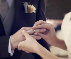 Il momento dello scambi odegli anelli