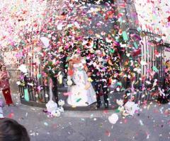 Effetti speciali per le nozze - Cannonespara  coriandoli