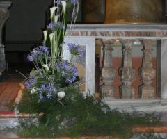 Addobbo floreale chiesa