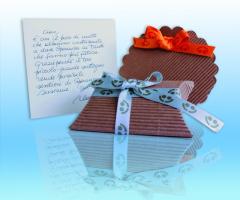 Scatolina portaconfetti con biglietto - Associazione Gruppo Abele Onlus