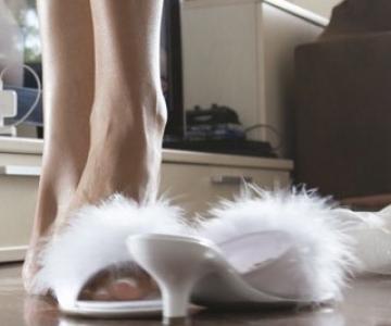 Amarilli, Ciabattine in Raso e Marabou