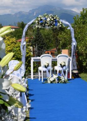 Siamo al Verde Fiori - Allestimento in villa