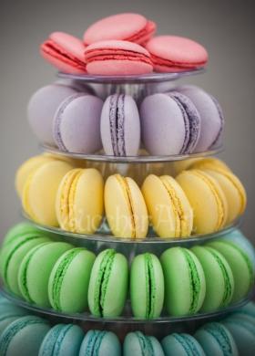 Macarons colorati per il matrimonio