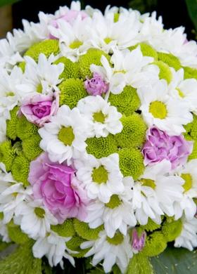 Bouquet a palla di margherite