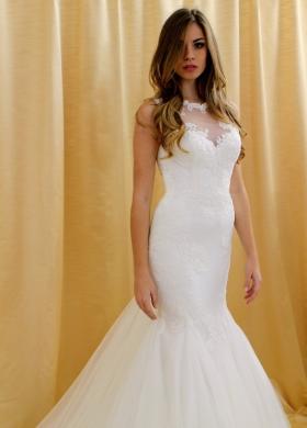 Ateleba Sposa - Abito da sposa sirena in pizzo rebrodè