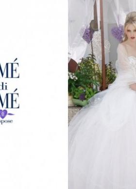 Abito da sposa con corpetto a cuore decorato - Collezione Atmosfere Provenzali