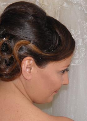 Capelli raccolti per la sposa