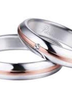 Fedi Polello oro bianco e rosa.La Gioielleria sas