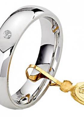 Anello originale in oro rosa e diamanti neri - Linea Schegge di Luna