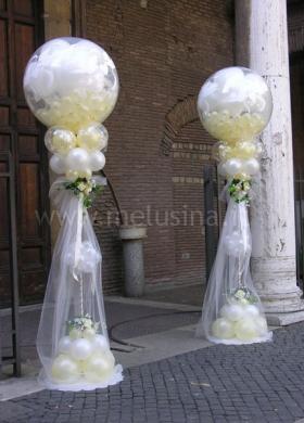 Mongolfiere esplosive per la festa di matrimonio