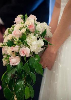 Bouquet rose bianche