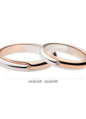 Fedi Polello oro bianco e rosa.La Gioielleria sas