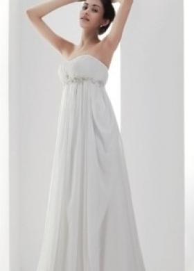 Splendido abito da sposa in stile impero