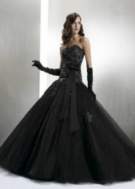 Abito da sposa nero