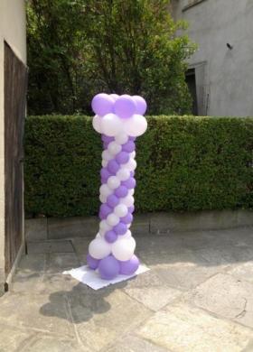 Palloncini lilla per il matrimonio