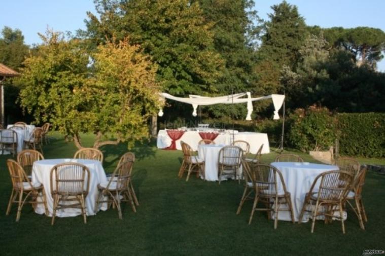 Ricevimento di matrimonio nel parco