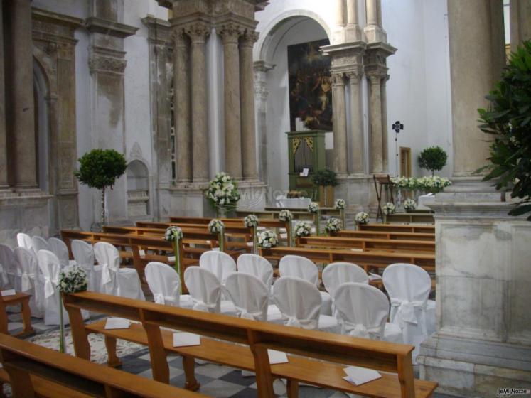 Addobbo floreale chiesa