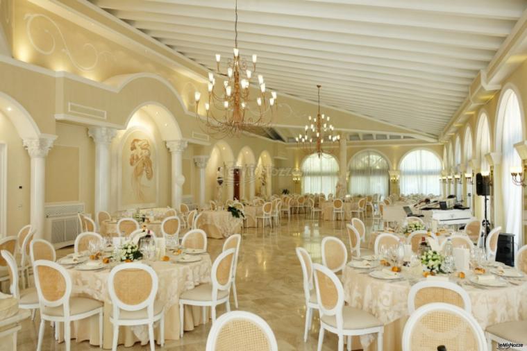 Villa Madama - Gli ampi spazi del salone per i ricevimenti