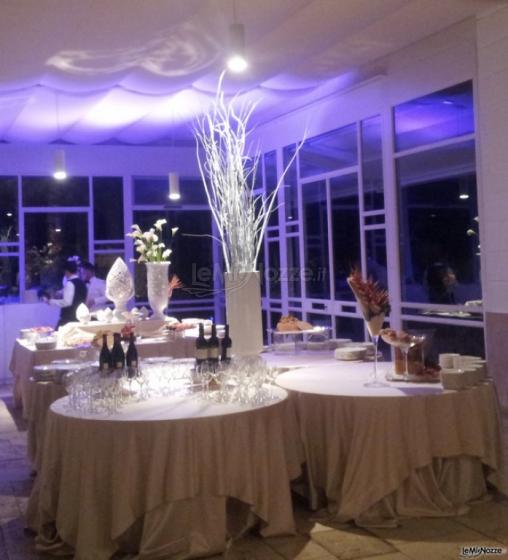 Allestimento lounge per il matrimonio