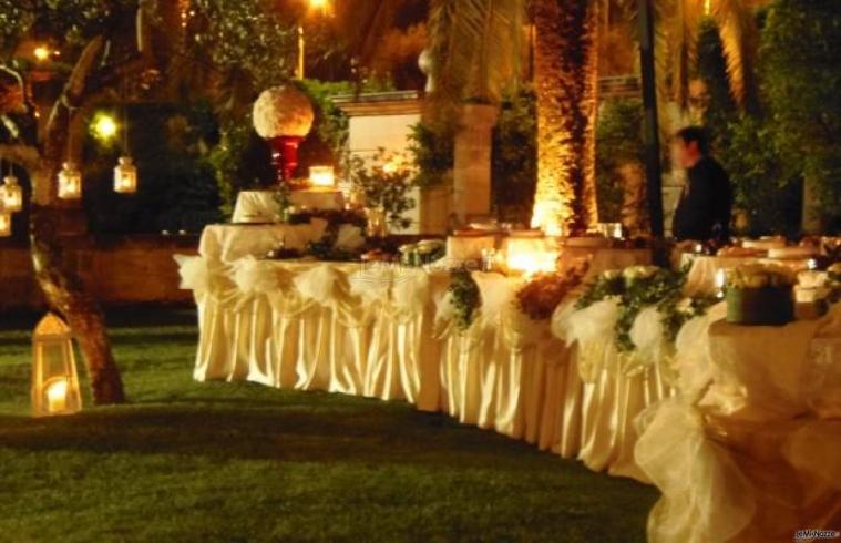 buffet in cortile