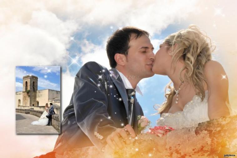 Foto del bacio degli sposi