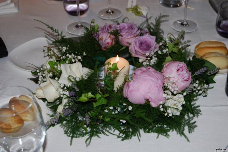 Centrotavola di fiori freschi