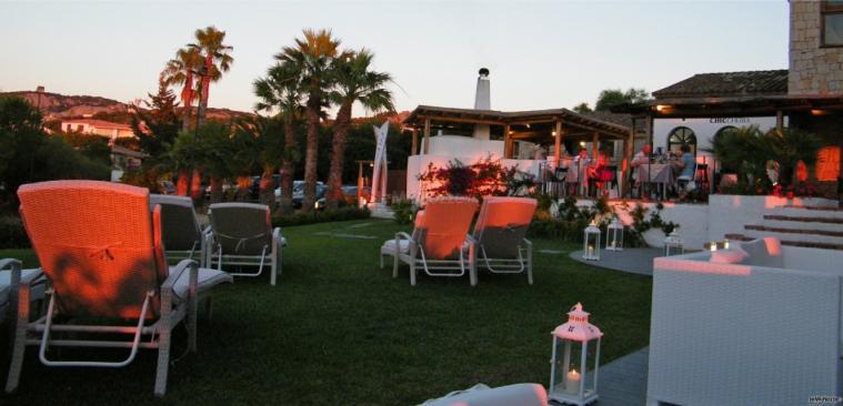 Punta Baja - Giardino e lounge per ricevimenti di matrimonio