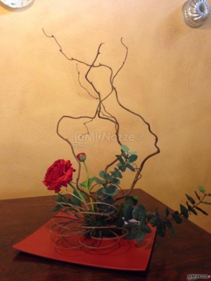Lilla Floral Design - Ikebana con ranuncoli