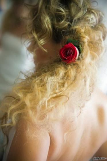 Fotografia dei preparativi della sposa