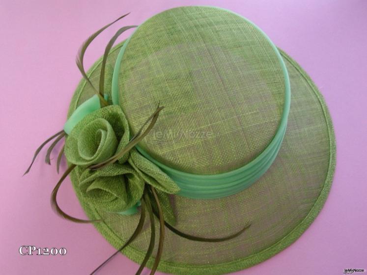 Cappello falda piccola in sisal naturale - Accessori Pamù
