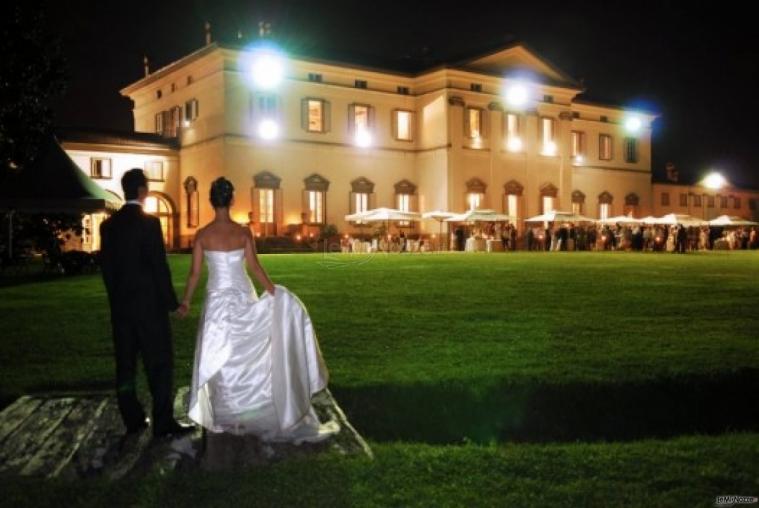 Villa Caroli Zanchi - Guardando il parco della Villa con i nostri ospiti