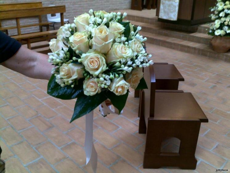 Bouquet di rose salmone