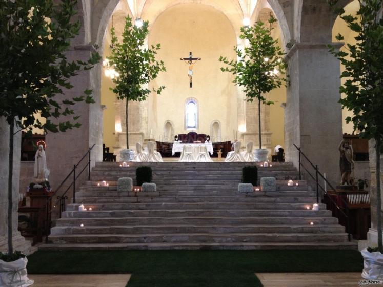 Allestimento della chiesa