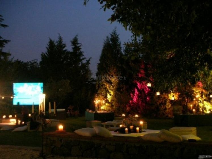 Atmosfera romantica nel parco