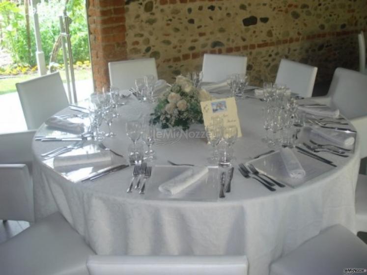 Tavoli del ricevimento di matrimonio