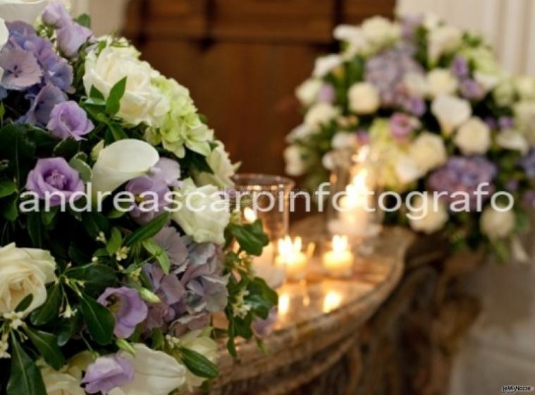 Addobbo floreale per la cerimonia di nozze