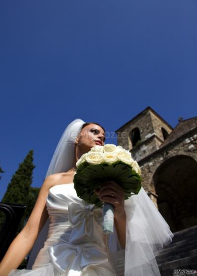 L'arrivo in chiesa