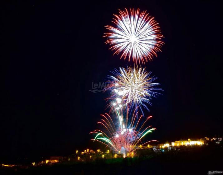 fuochi d'artificio per il matrimonio