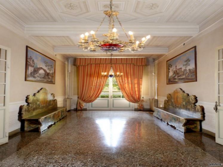 La loggia d'ingresso - La Quiete di Mezzana