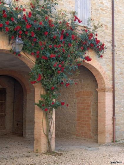 particolare del porticato