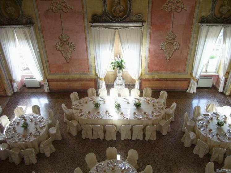 Sala interna del castello per il matrimonio