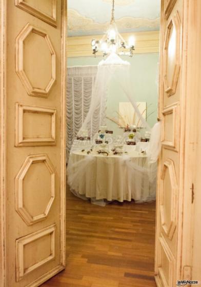 Entrata della sala per il ricevimento di nozze