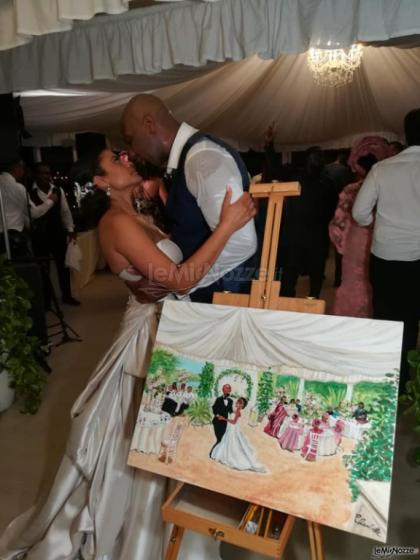 Caricature Charlotte - Ritratti e caricature dal vivo per matrimoni a Verona