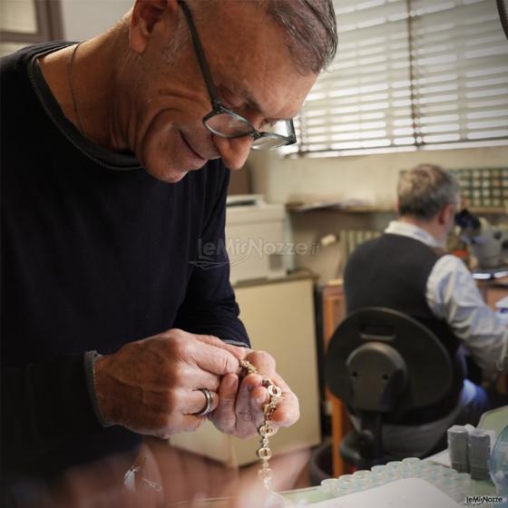 Luca Daverio in laboratorio