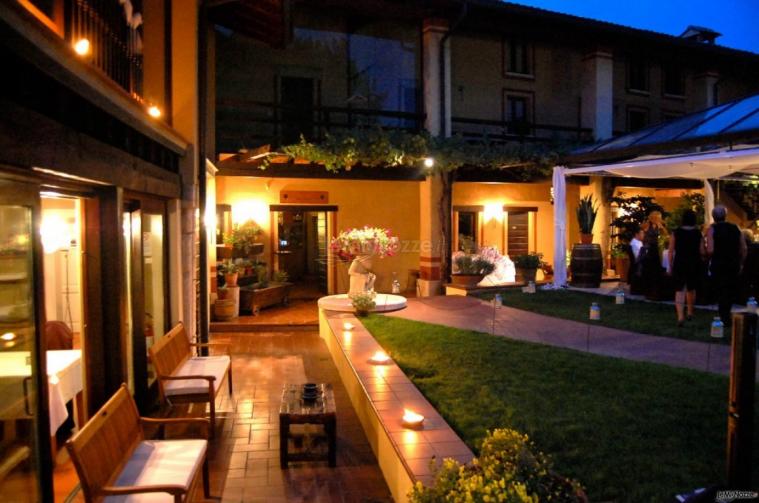 Villa Pasini - Location illuminata di sera