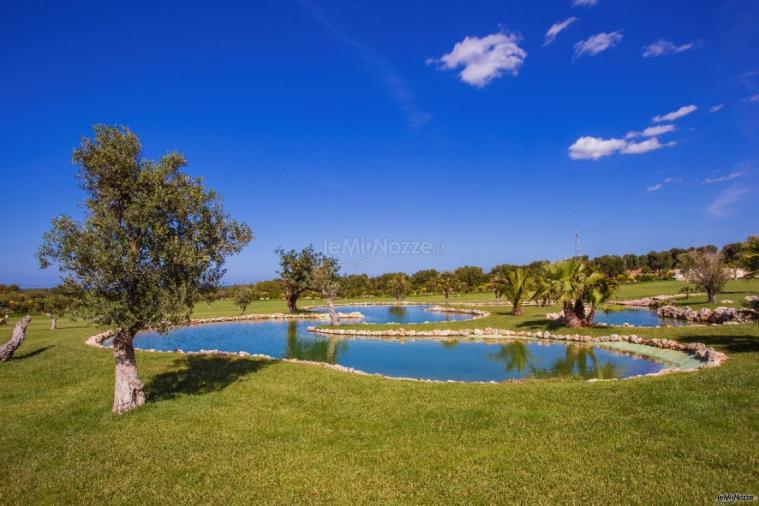 Masseria Caselli - Il laghetto del campo da golf