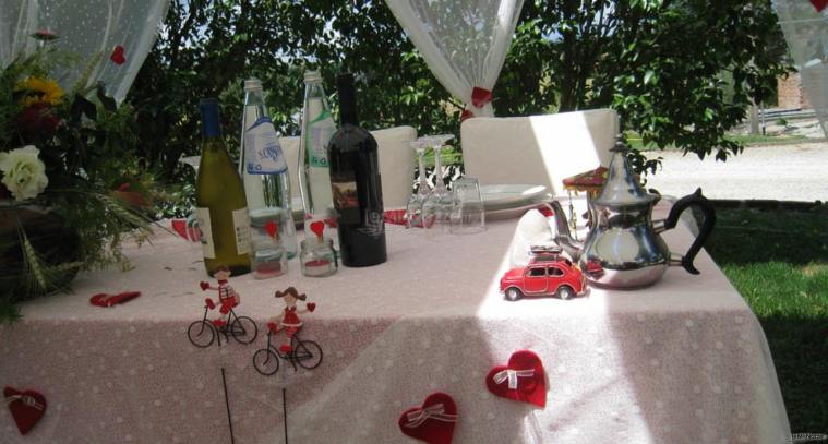 Mise en place tavolo sposi