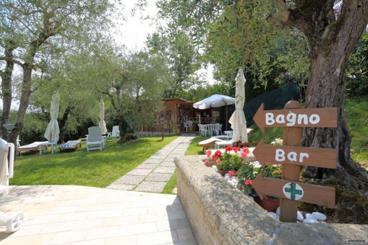Ingresso al bar e alla piscina