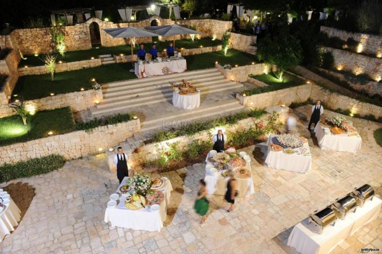 Villa San Martino - Il buffet all'aperto